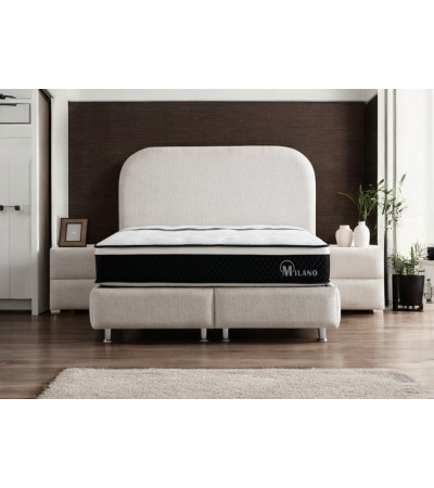 Lit Coffre Jade Blanc Cassé - Chenille