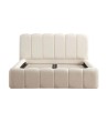 Lit coffre Alya Blanc Cassé - Chenille