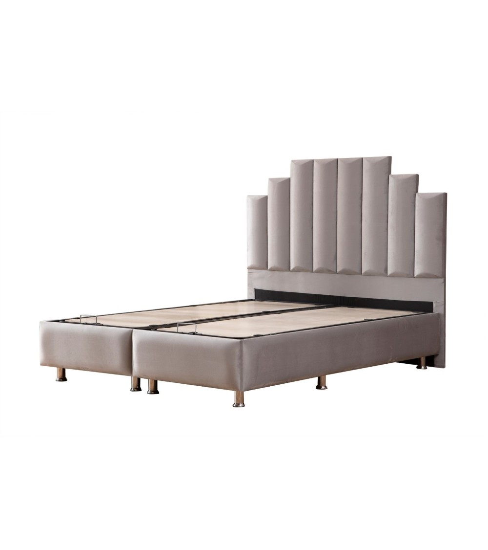 Lit coffre Natura - Velours Lit coffre Natura - Velours