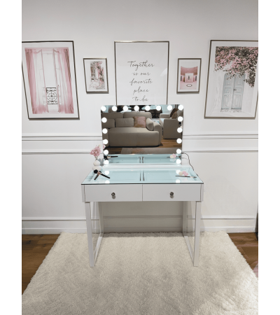 Coiffeuse Vanity  2 Tiroirs